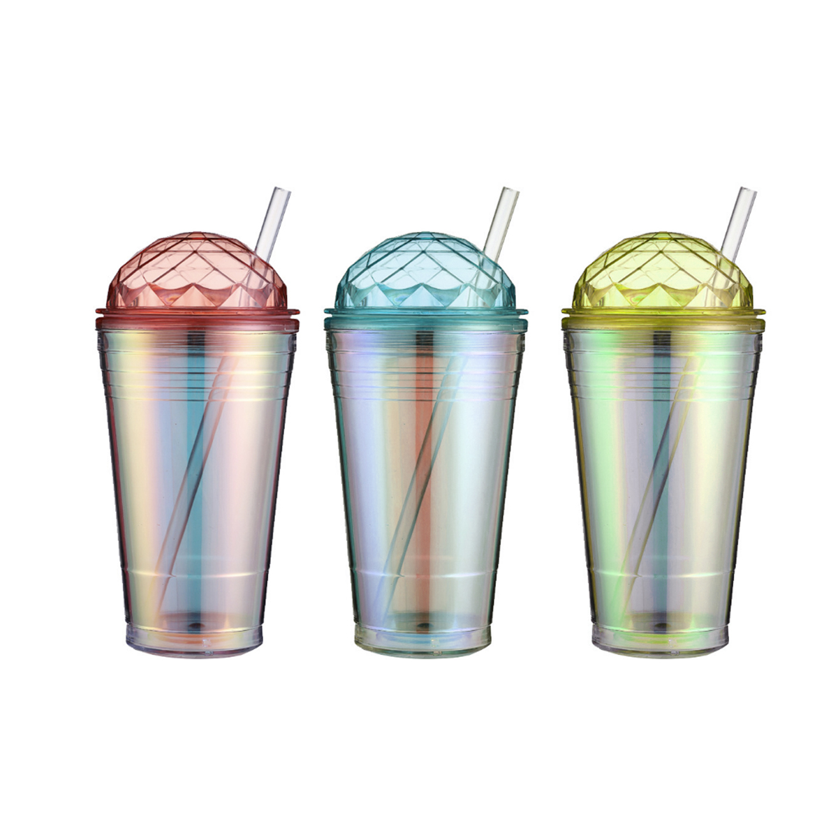 Sparky Double Wall Tumbler with Straw (560ml)